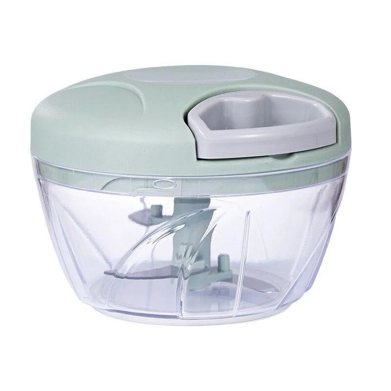 Picadora Manual de Alimentos 500/900 ml – Corta Ajo, Cebolla, Verduras y Carne