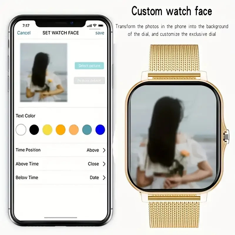 Reloj Inteligente KESHUYOU 2025 – Pantalla HD 2.01", Llamadas, Mensajes y Modos Deportivos