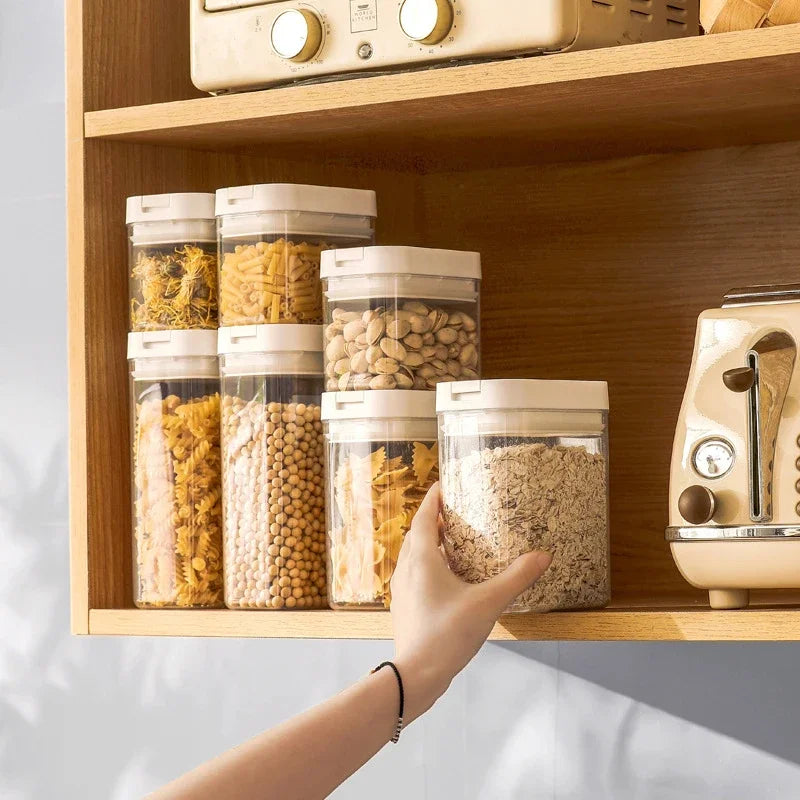 Recipientes Herméticos con Medidas – Organizadores de Cocina y Refrigerador