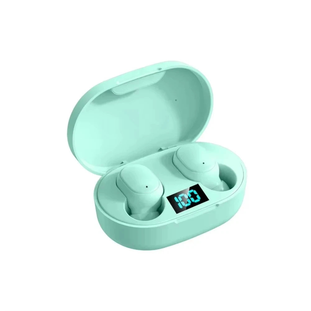 Audífonos Bluetooth Inalámbricos TWS E6S – Cancelación de Ruido, Micrófono y Estuche de Carga
