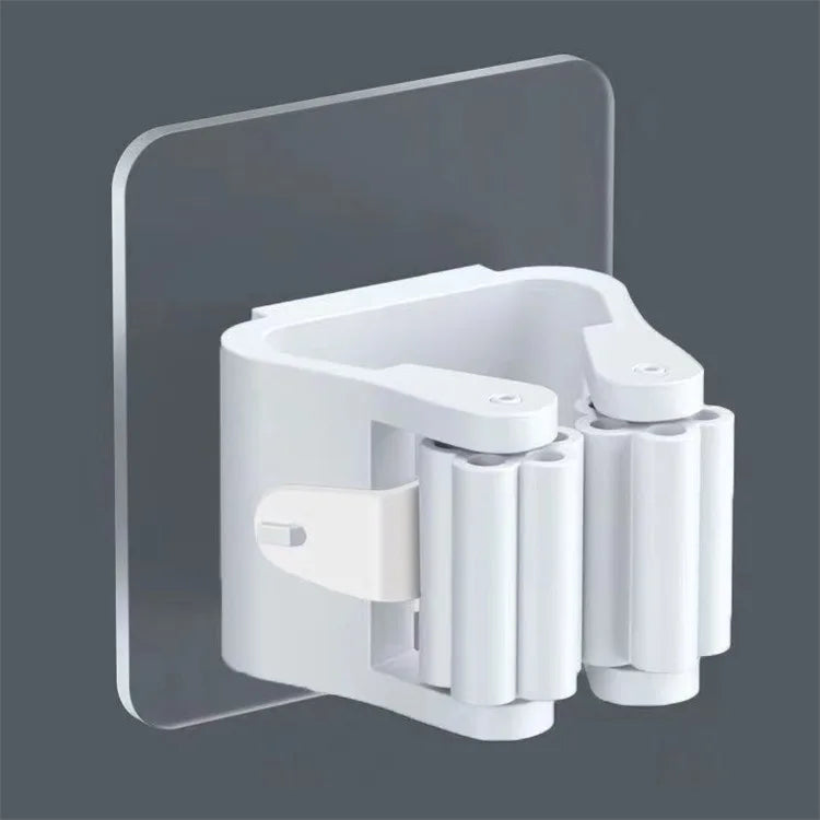 Ganchos Multiusos Adhesivos de Pared – Organizador para Escoba, Trapeador y Cocina