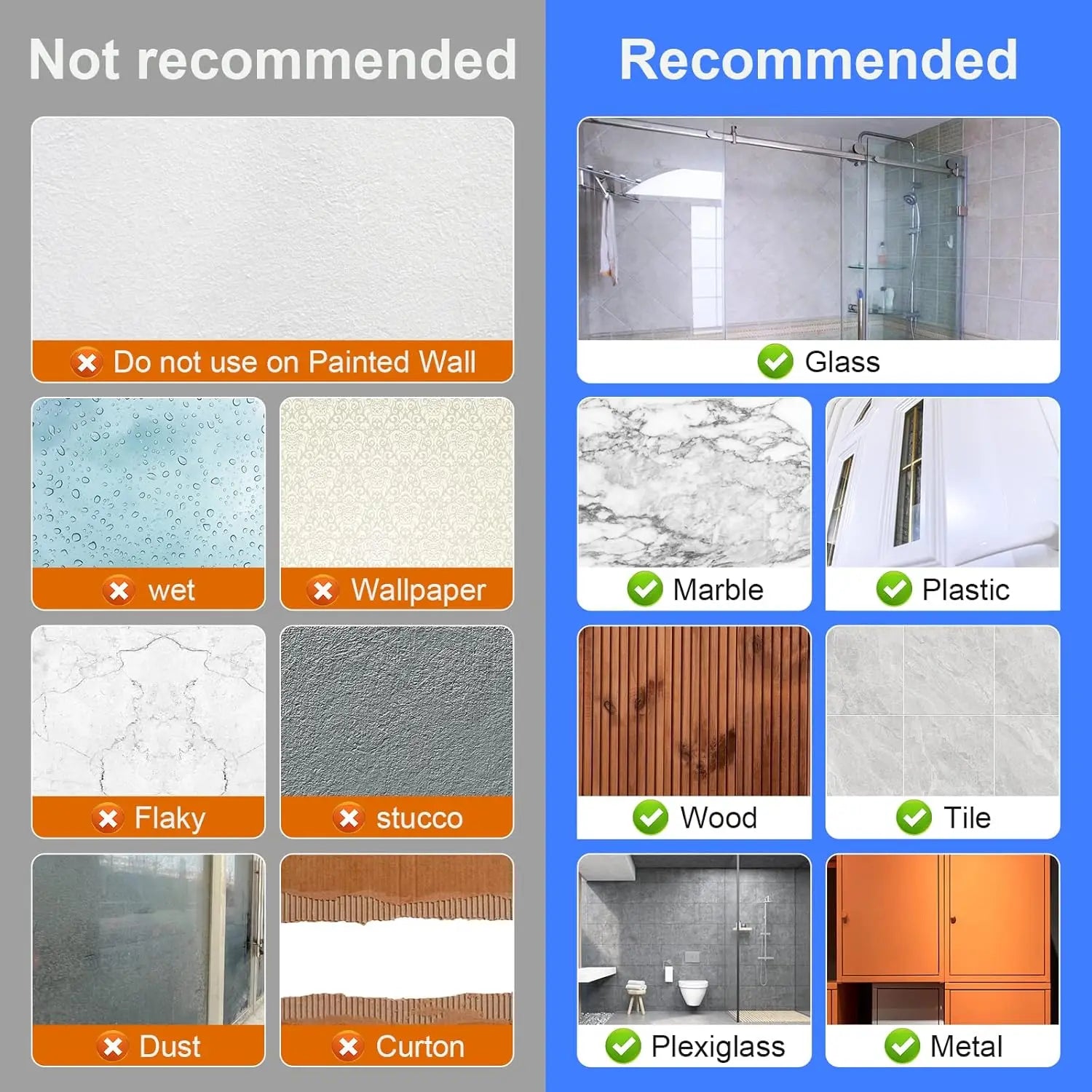 Ganchos Multiusos Adhesivos de Pared – Organizador para Escoba, Trapeador y Cocina