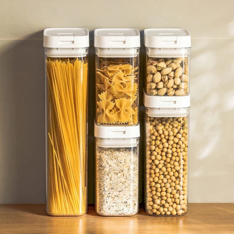 Recipientes Herméticos con Medidas – Organizadores de Cocina y Refrigerador