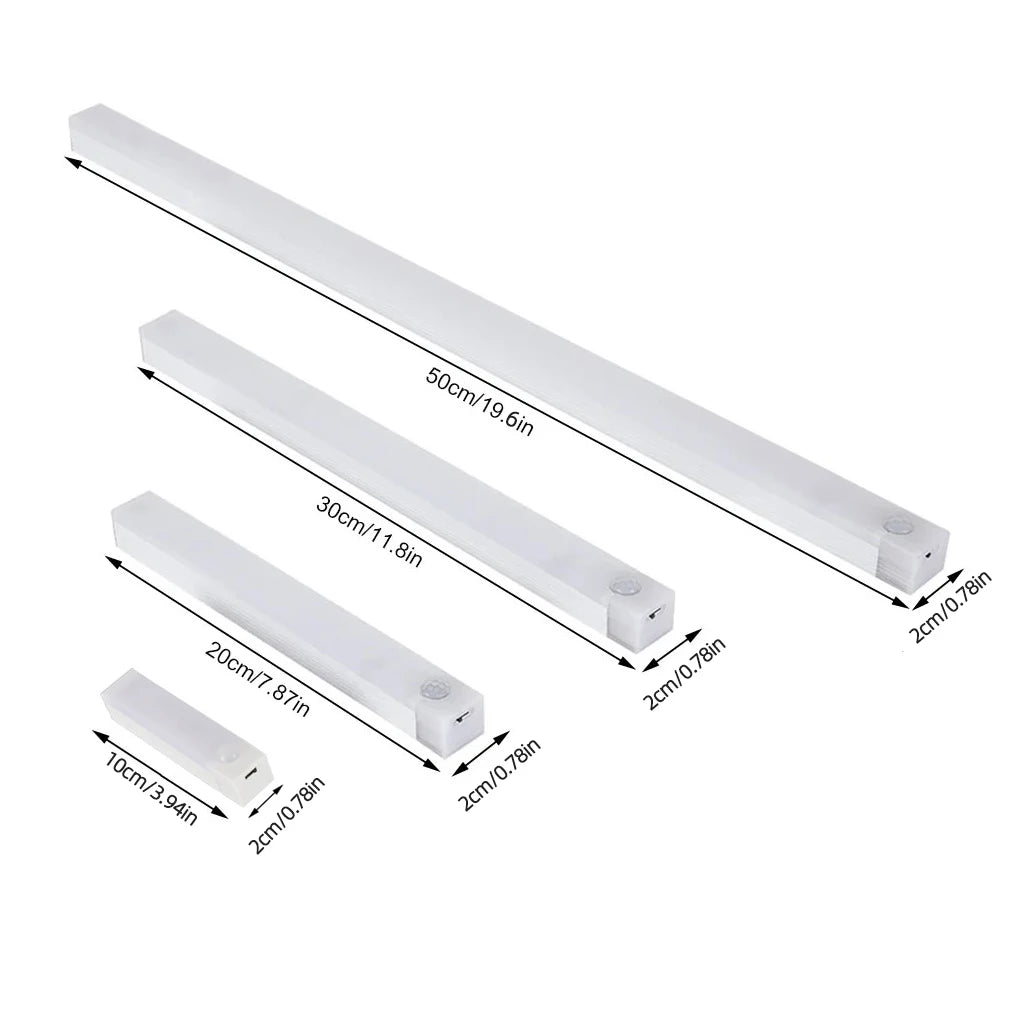 Lámpara LED con Sensor de Movimiento – Recargable USB-C, Luz Nocturna Inalámbrica