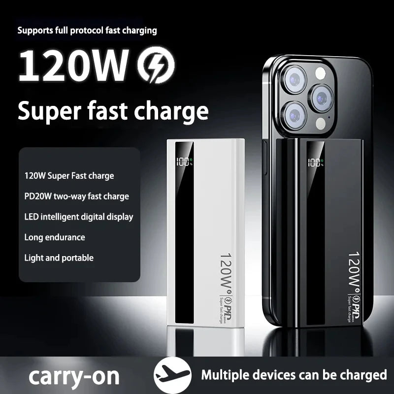 Power Bank de Gran Capacidad 120W