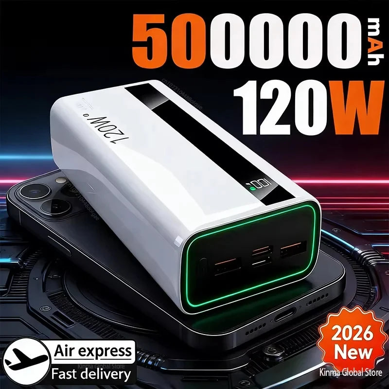 Power Bank de Gran Capacidad 120W