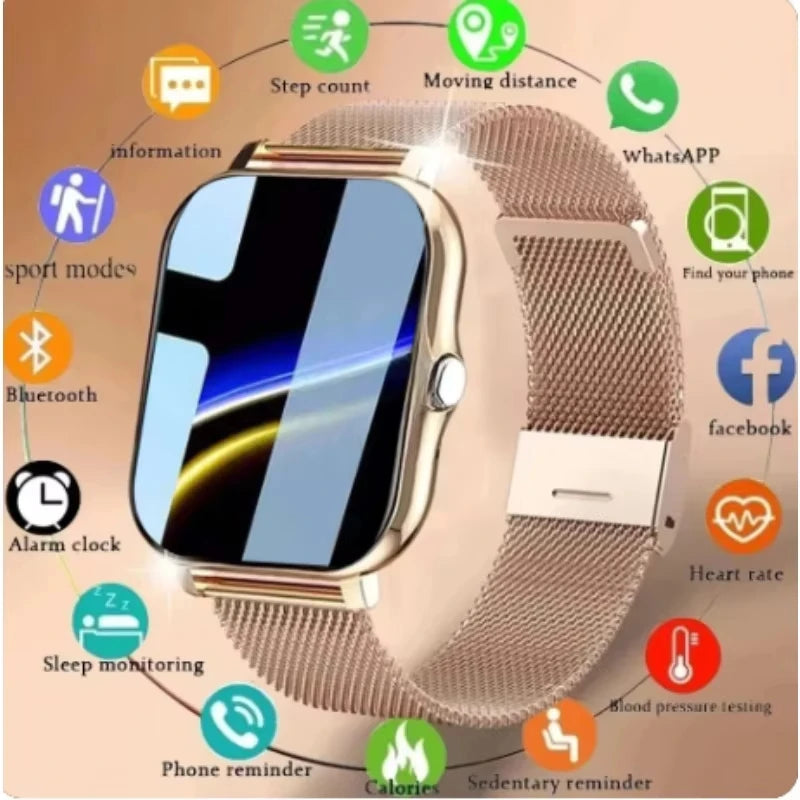 Reloj Inteligente KESHUYOU 2025 – Pantalla HD 2.01", Llamadas, Mensajes y Modos Deportivos