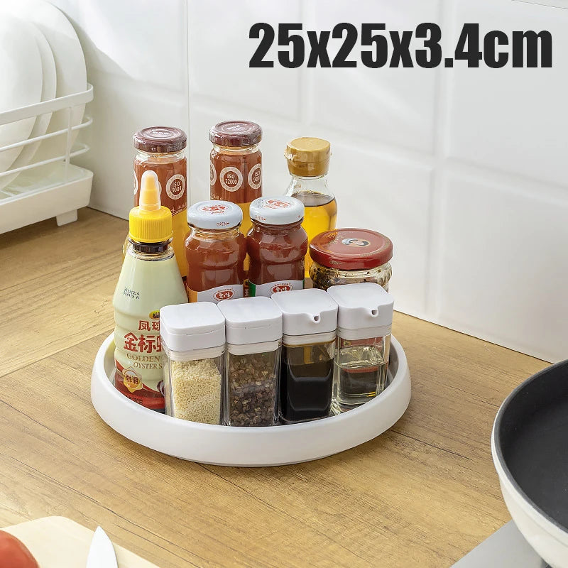 Organizador Giratorio 360° para Cocina – Especiero y Estante Antideslizante